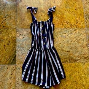 Girls Shorts RomperTie Straps